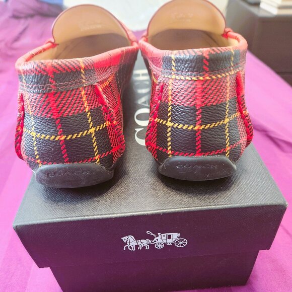 Coach Marley Driver Plaid Loafers – Size 8.5B (US) - Picture 3 of 5